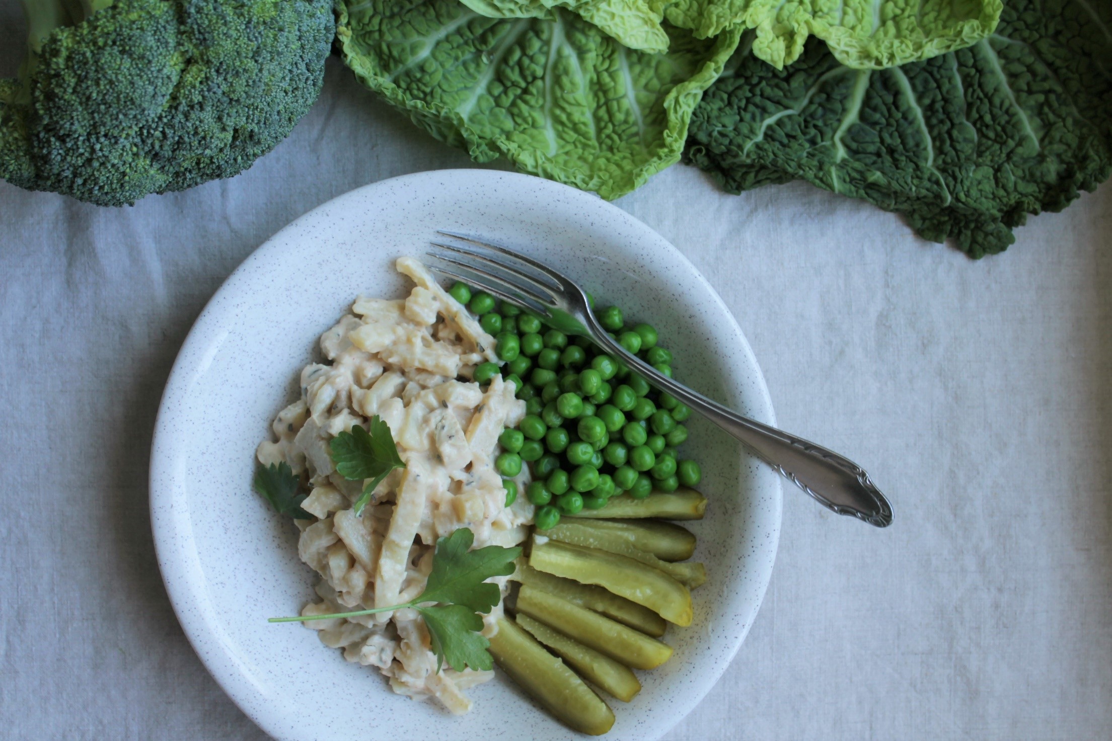Smoked tofu and potato casserole - Climate Friendly Veggie Food