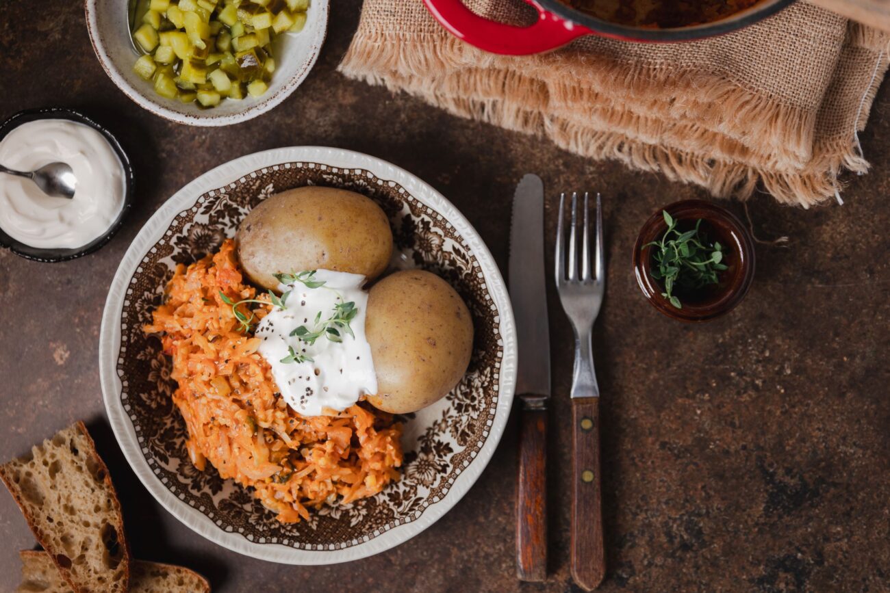 Georgian cabbage casserole