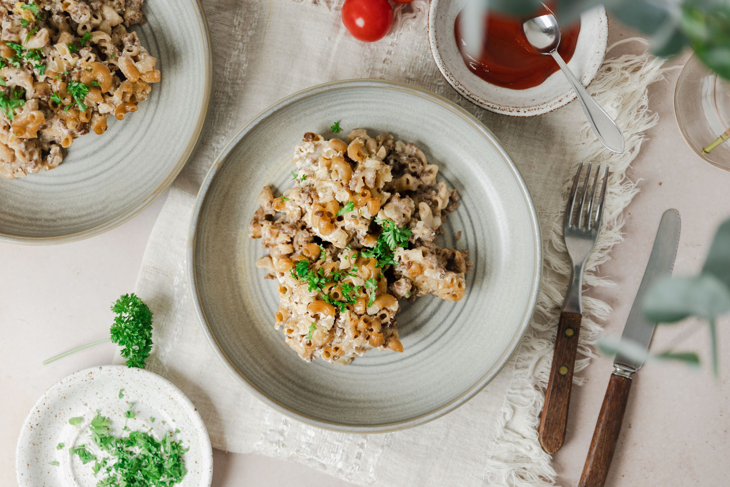 Macaroni casserole - Climate Friendly Veggie Food