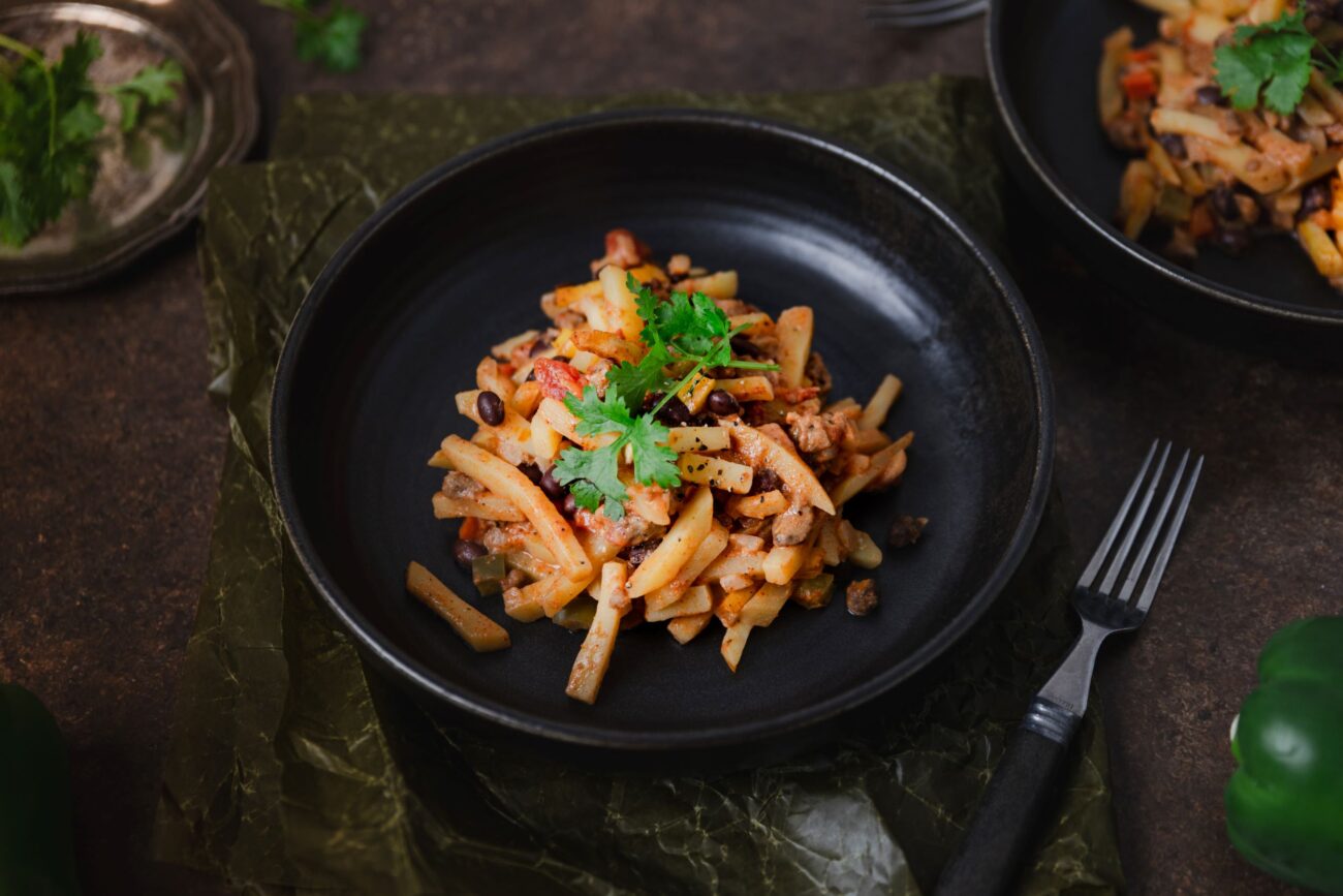 Tex-Mex potato casserole